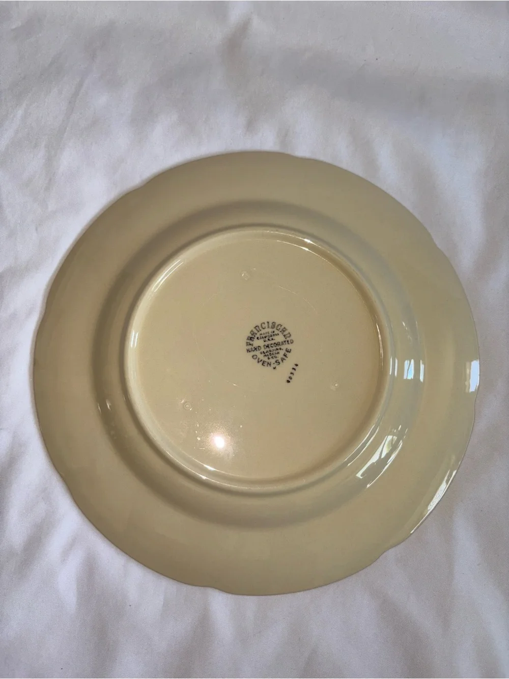 Franciscan Apple Dinner Plates Set of 3 Vintage 10.5” Hand Painted USA